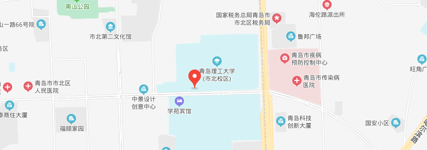 青島理工大學學校地圖