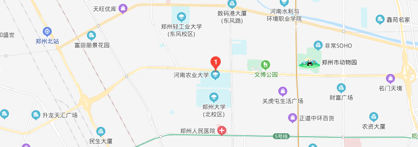 河南農業大學學校地圖
