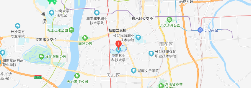 中南林業(yè)科技大學(xué)學(xué)校地圖 中南林業(yè)科技大學(xué)學(xué)校地圖