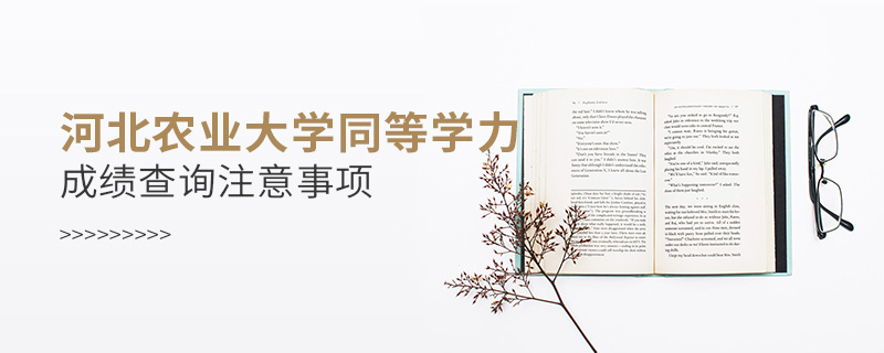 河北農業大學同等學力申碩成績查詢注意事項 河北農業大學同等學力申碩成績查詢注意事項