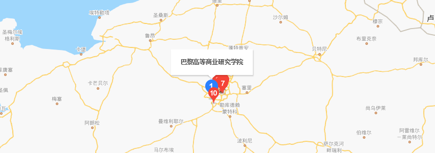 英賽克高等商學(xué)院學(xué)校地圖 英賽克高等商學(xué)院學(xué)校地圖