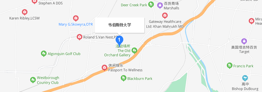 美國韋伯斯特大學學校地址