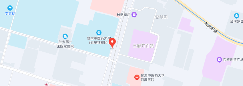甘肅中醫藥大學學校地圖 甘肅中醫藥大學學校地圖