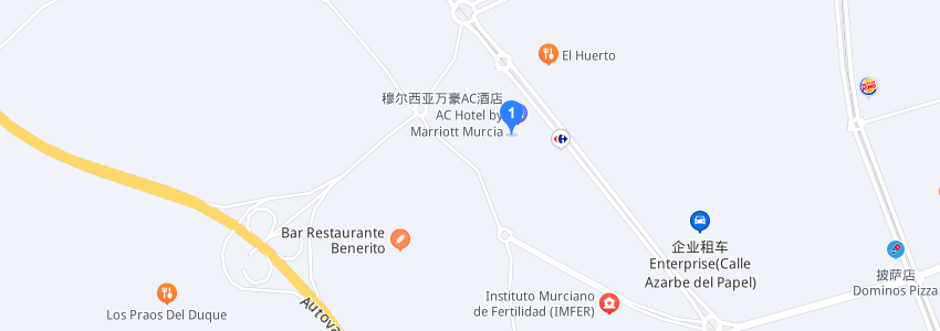 西班牙穆?tīng)栁鱽喆髮W(xué)學(xué)校地圖