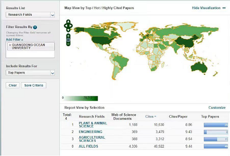 廣東海洋大學(xué):新突破!我校三個學(xué)科進入ESI全球前1% 廣東海洋大學(xué):新突破!我校三個學(xué)科進入ESI全球前1%