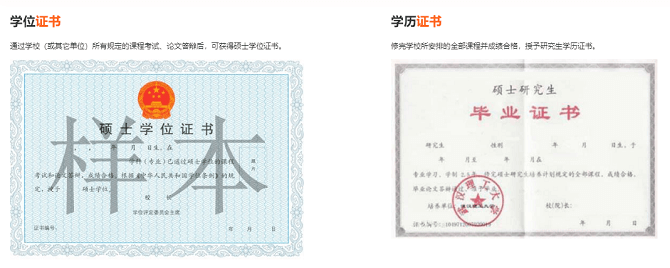 非全日制研究生證書樣本 非全日制研究生證書樣本